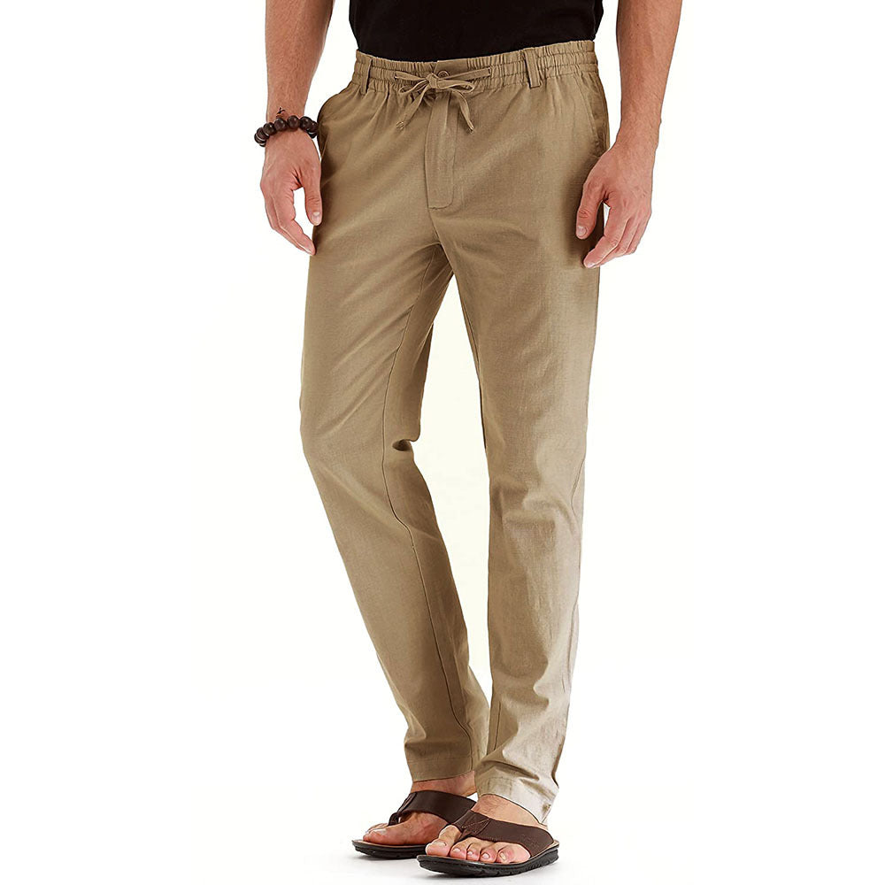 Herren Sommerhose Leichte Freizeithose Bequem