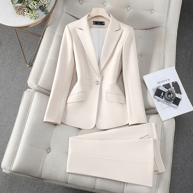 Moderne Business Blazer Hosenkombi Damen