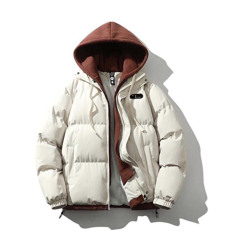 Herren Winterjacke Pufferjacke Abnehmbar Innenfutter Warm