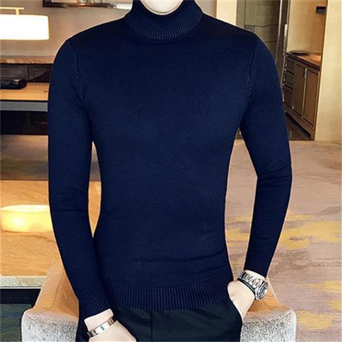 Herren Rollkragenpullover Elegante Mode aus Baumwolle