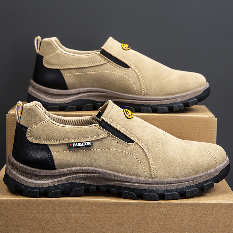 Damen Freizeitschuhe Bequem Slip-On Schuhe mit Stabilen Sohlen