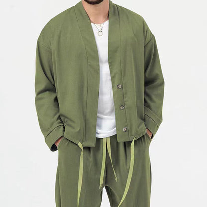 Herren Joggerhose mit leichtem Überwurf Modern Style
