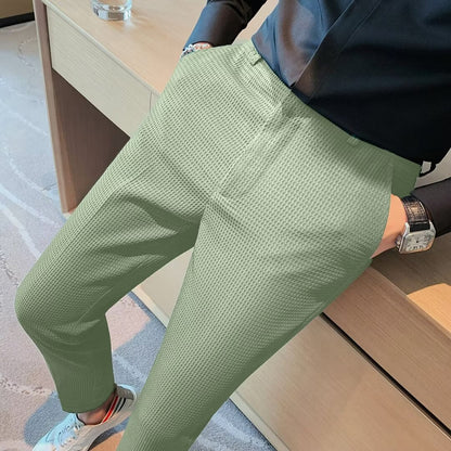 Herren Slim-Fit Hose Frühlings Look Modern