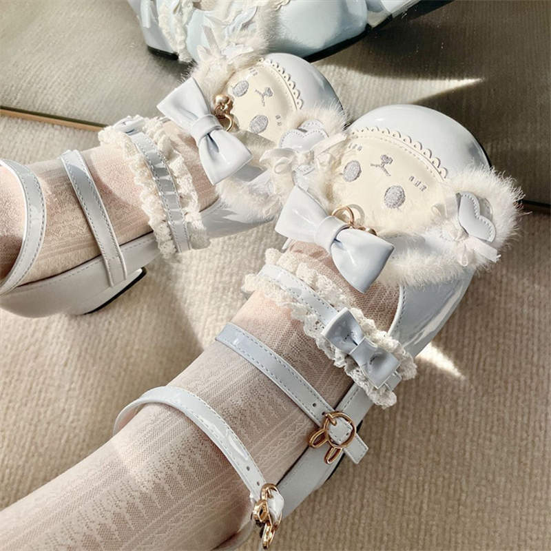 Damen Clogs mit Schleife Weiches Innenfutter Modisch