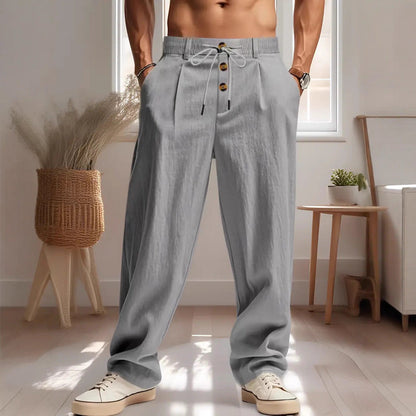 Bequeme Herren Leinenhose Sommer Elegant