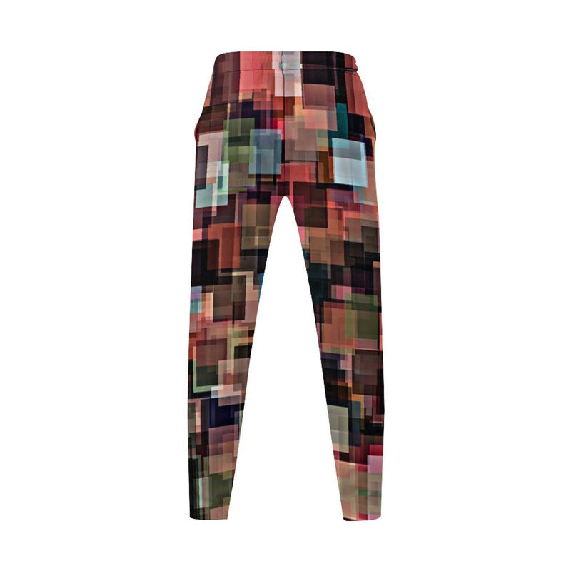 Herren Hose Elastisch Geometrisches Design Freizeit
