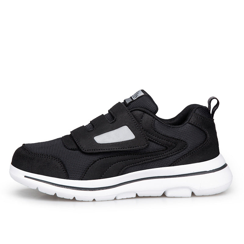 Damen Sneaker Freizeit Schuhe Atmungsaktiv Klettverschluss