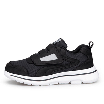 Damen Sneaker Freizeit Schuhe Atmungsaktiv Klettverschluss