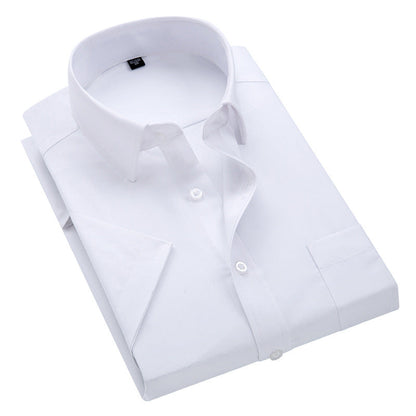 Herren Kurzarmhemd aus feiner Baumwolle Elegant Modern
