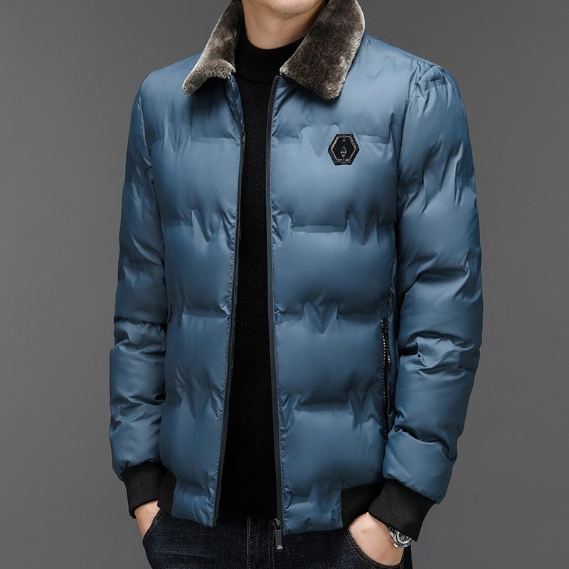 Herren Winterjacke Steppweste Weich Warm Elegant
