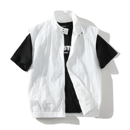 Herren Ärmellose Jacke Modern Trendig Sommer