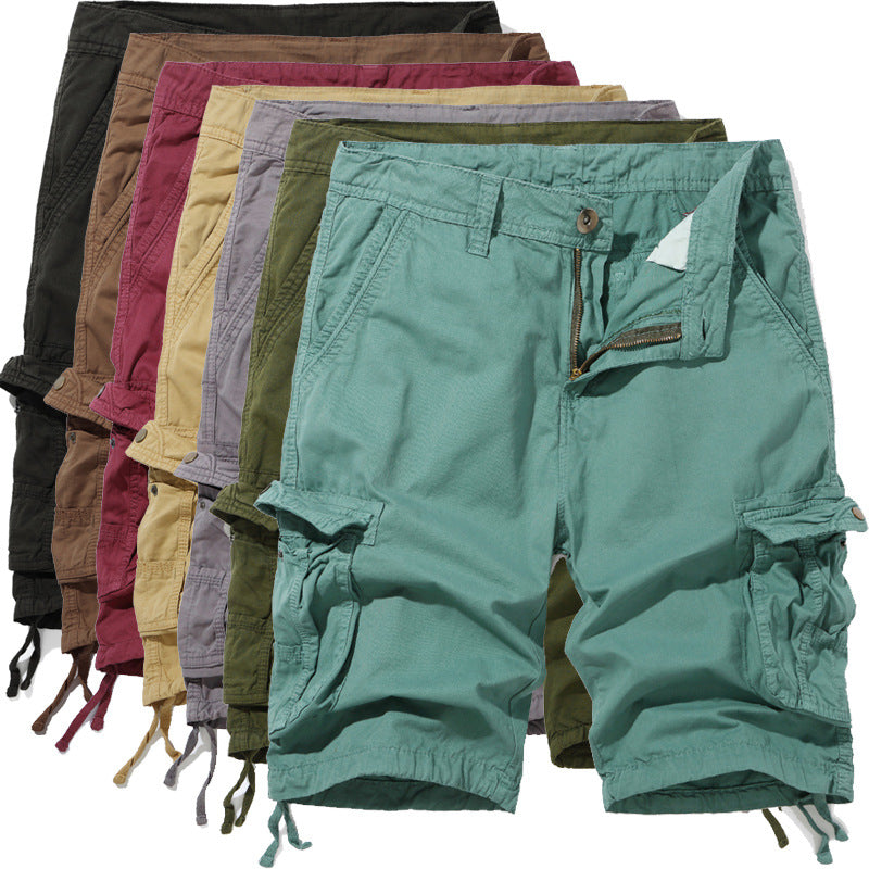 Herren Cargo Shorts Praktisch Vielfach Taschen Verstellbar - BerlinGlamour