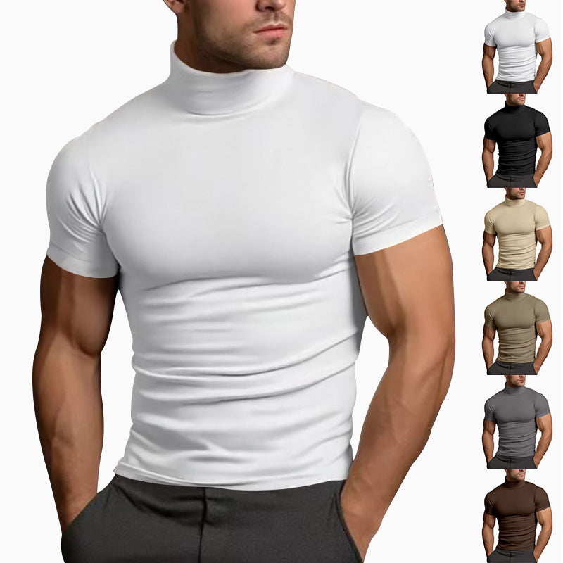 Herren Langarm-T-Shirt Atmungsaktiv Stretch Modern - BerlinGlamour