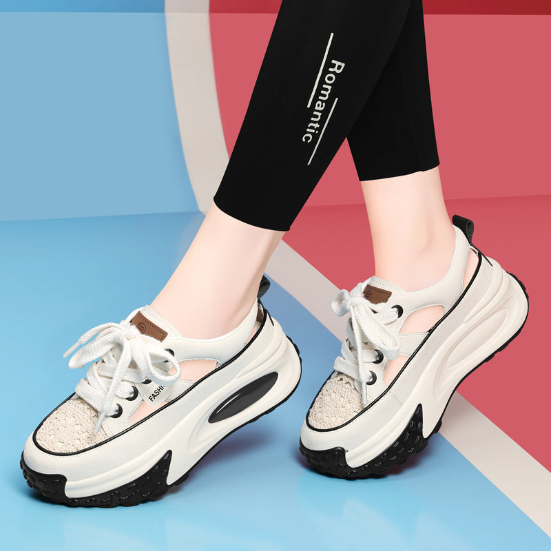 Damen Sneaker Atmungsaktiv Komfort Mesh Oberfläche