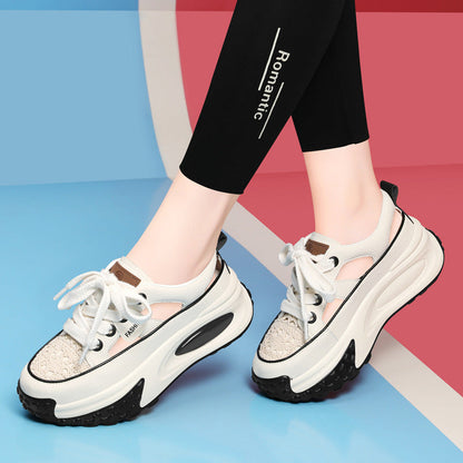 Damen Sneaker Atmungsaktiv Komfort Mesh Oberfläche