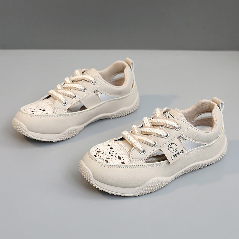 Damen Freizeitschuhe Atmungsaktiv Florales Netzdesign Sneaker