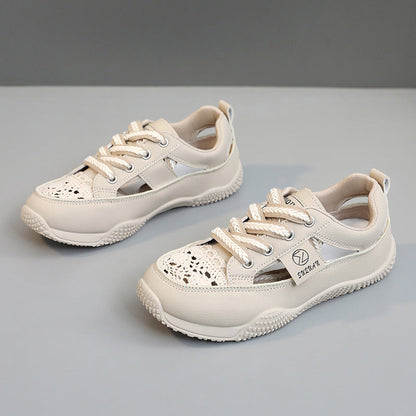 Damen Freizeitschuhe Atmungsaktiv Florales Netzdesign Sneaker
