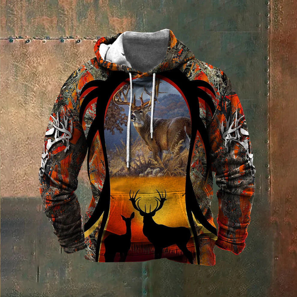 Herren Kapuzenpullover Berlin Druck Pullover Cool