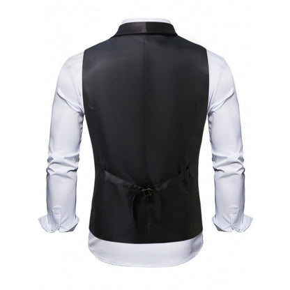 Herren Pailletten Vest Glamour Partyjacke Berlin Style