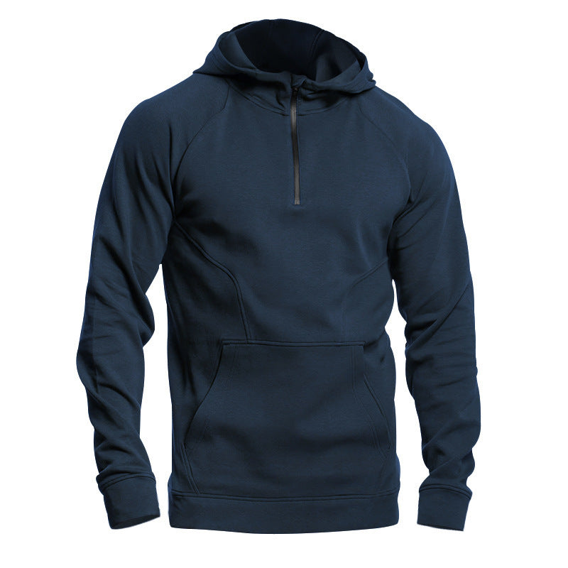 Herren Sportpullover Funktionell Mit Kängurutasche