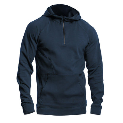 Herren Sportpullover Funktionell Mit Kängurutasche