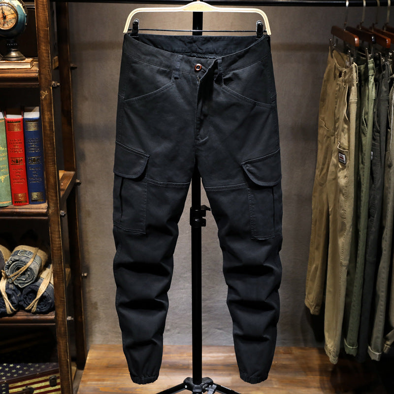 Herren Cargohose elastisch mit vielen Taschen Modern