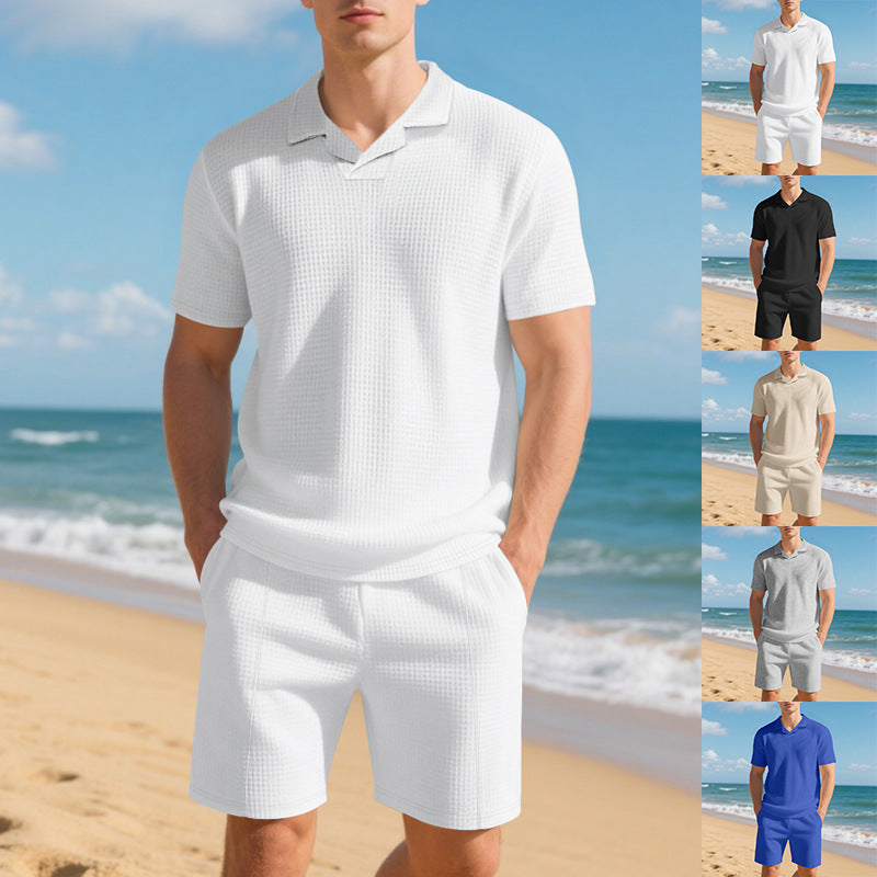 Herren Baumwoll-Set Leicht Bequem Casual - BerlinGlamour