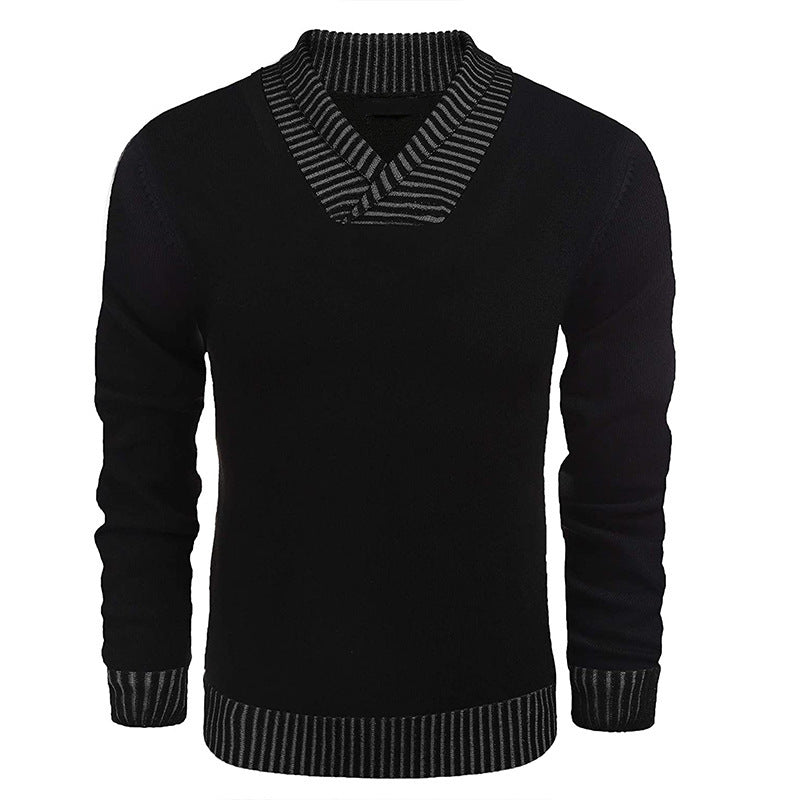 Herren Pullover Wolle Modisch Warm