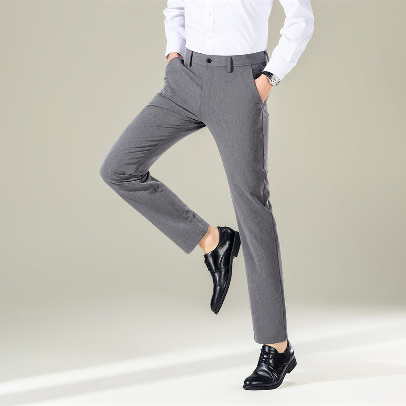 Elegante Herren Businesshose Slim Fit Schwarz - BerlinGlamour