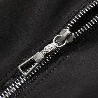 Herren Sportjacke Übergangsjacke Stehkragen Reißverschluss