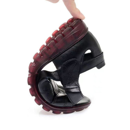 Damen Sandalen Bequem Riemchen Atmungsaktiv Weich