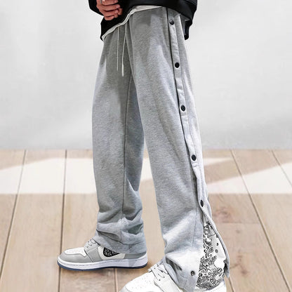 Herren Sportshose Lässig Mit Knöpfen Bequem - BerlinGlamour