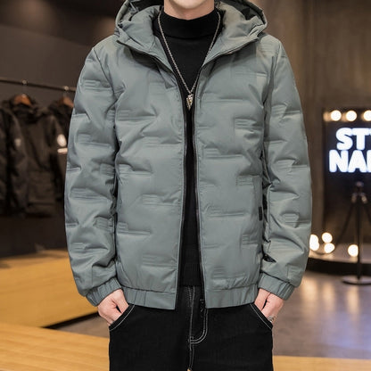 Herren Winterjacke Wasserdicht Isoliert mit Kapuze