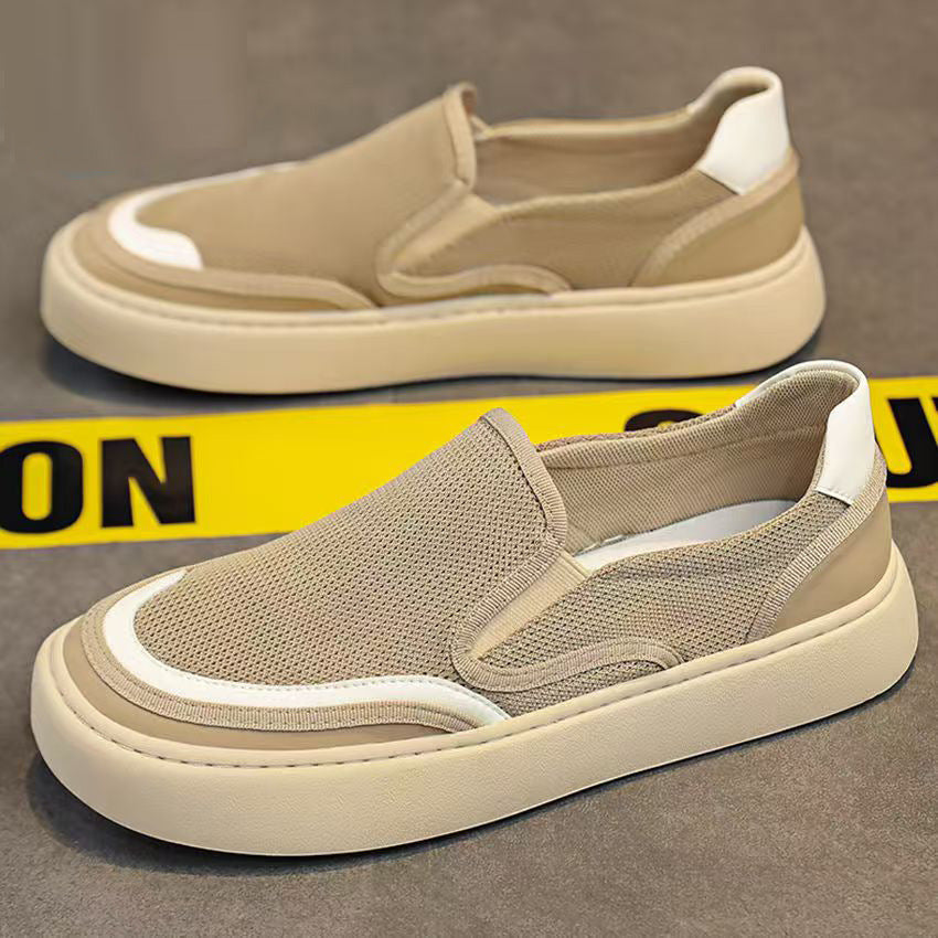 Damen Sneaker Leicht Slip-On Atmungsaktiv Rutschfest