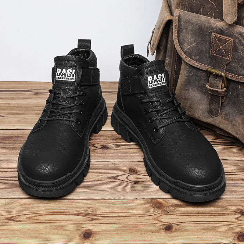 Herren Stiefel Robust Rutschfest Schnürstiefel Outdoor - BerlinGlamour