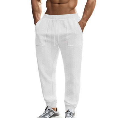 Bequeme Herrenhose Freizeit Hose mit Kordelzug und Taschen - BerlinGlamour
