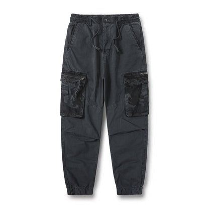Herren Cargo-Hose Mit Reißverschlusstaschen Elastisch Praktisch