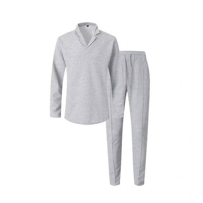 Herren Freizeitanzug Moderner Kragen Bequeme Hose