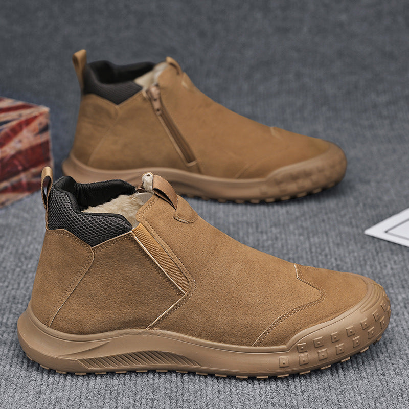 Damen Stiefeletten Weich Bequem Reißverschluss Schuhe - BerlinGlamour