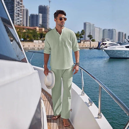 Herren Lounge Set Bequem Relaxed Fit Casual