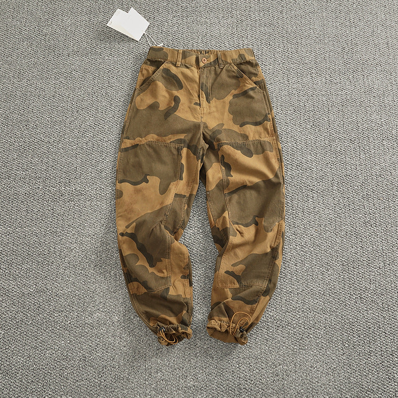der neue Titel: Stylisches Camouflage-Design Herren Cargohose mit elastischem Bund und praktischen Taschen