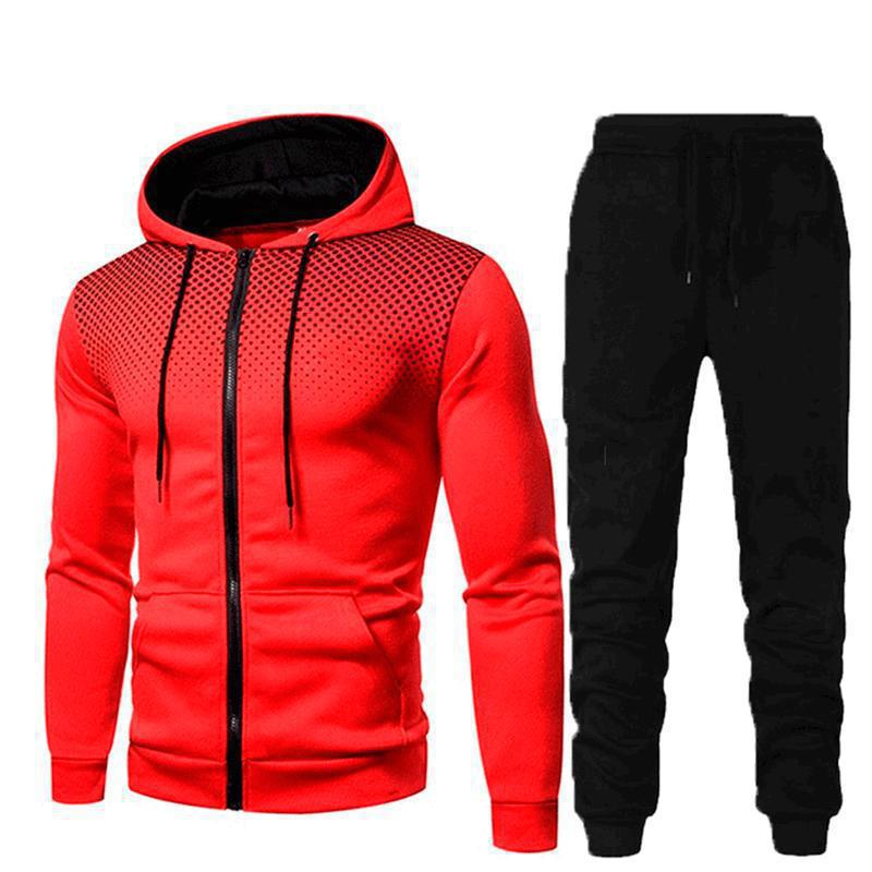 Herren Jogginganzug Set Atmungsaktiv Sportlich Modern
