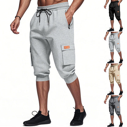 Herren Sweatpants Bequem Cargo Elastisch Mit Taschen - BerlinGlamour
