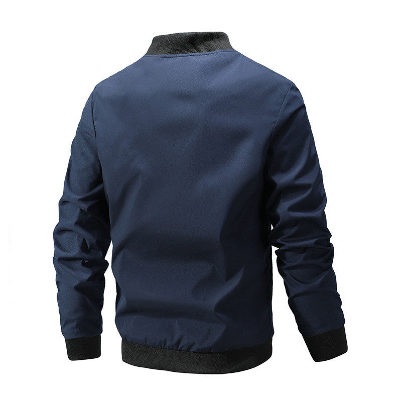 Herren Bomberjacke Leicht Slim Fit Sportlich