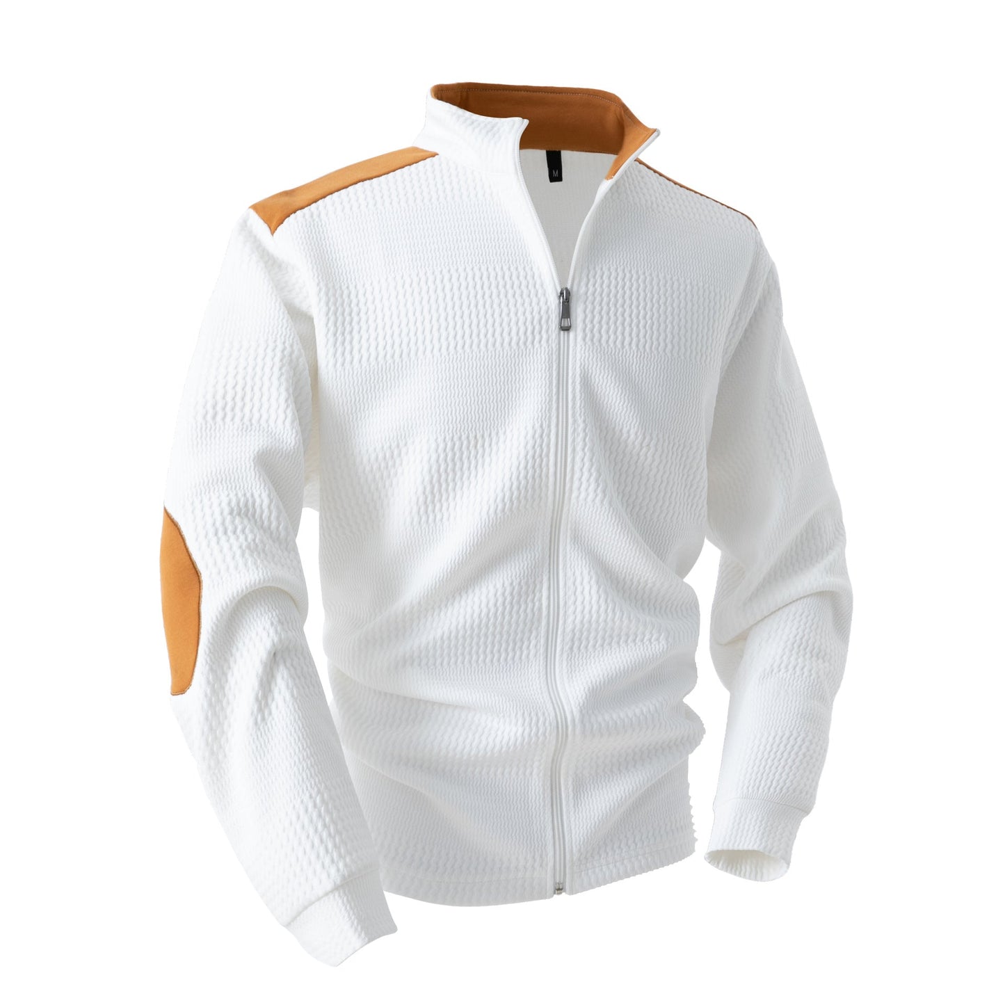 Herren Steppjacke Sportlich Reißverschluss Kontrast Ärmel Modern - BerlinGlamour