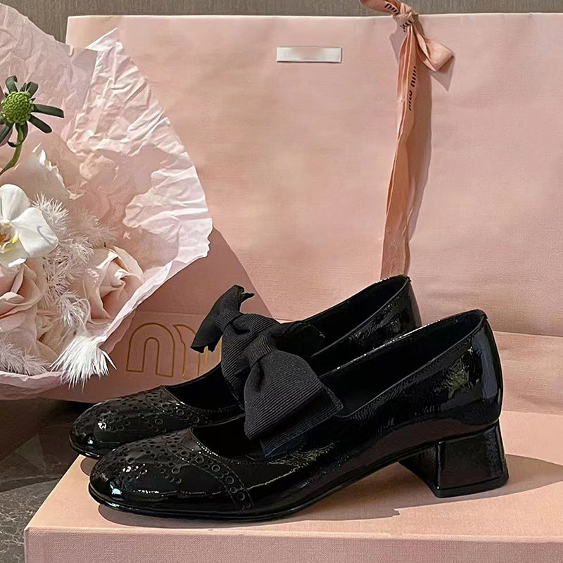 Elegante Damen Pumps mit Schleifen Detail Hochhackig - BerlinGlamour