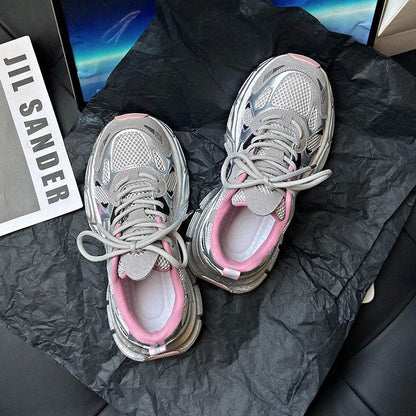 Damen Sneaker Laufschuhe Atmungsaktiv Komfortabel - BerlinGlamour