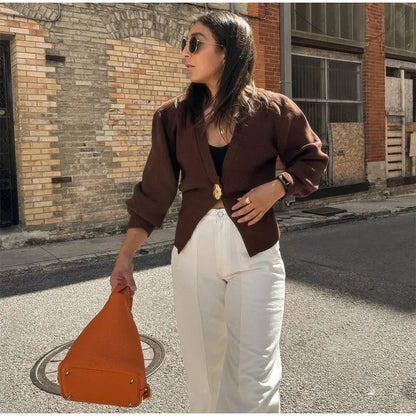 Damen Strickjacke Modern Glamour Style