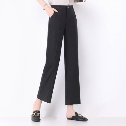 Damen Pantoletten High Waist Weite Bequem