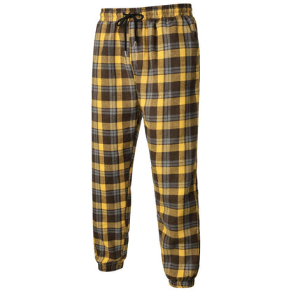 Herren Freizeithose Gemustert Bequem Mit Gummizug